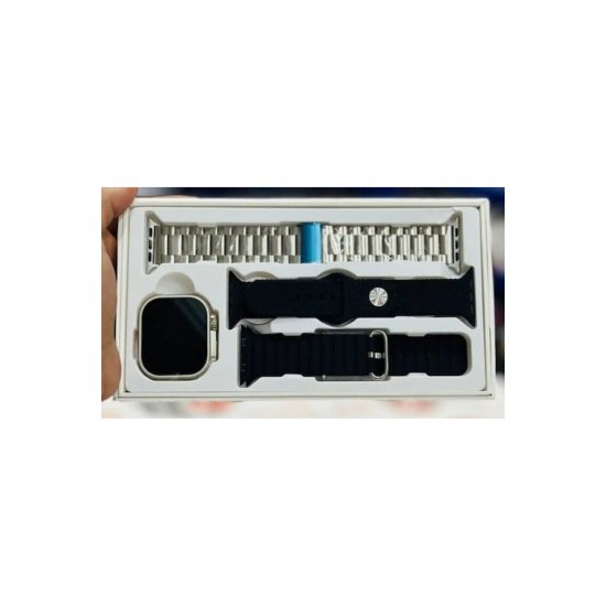 Smartwatch Z87 Ultra 2 49mm με μόνιτορ καρδιακών παλμών (Μαύρο)