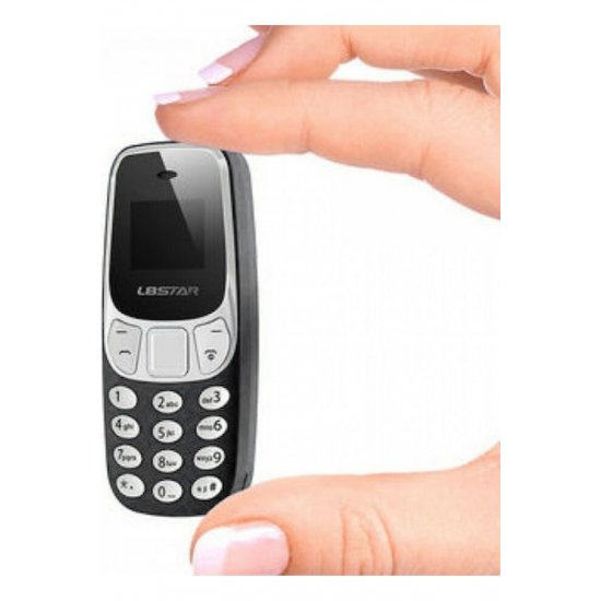 L8STAR BM10 Mini Dual SIM Κινητό με Γκρι Κουμπιά