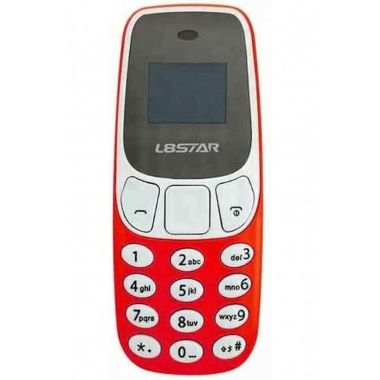 L8STAR BM10 Mini Dual SIM Κινητό με Γκρι Κουμπιά