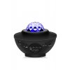 Προβολέας RGB LED, Verk, ηχείο Bluetooth, τηλεχειριστήριο, 3 επίπεδα φωτεινότητας, μαύρο, 16x12cm, πλαστικό, μαύρο