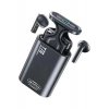 T70 Earbud Bluetooth Handsfree ακουστικά με αντίσταση στον ιδρώτα και θήκη φόρτισης μαύρη