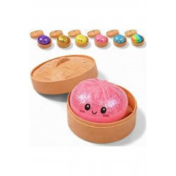 Squishy Toy για παιδιά, Glitter Donut, Χαριτωμένο σχέδιο, Πολύχρωμο, 10 x 10 cm