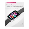 Smartwatch T99 με όργανο παρακολούθησης καρδιακών παλμών (Μαύρο)