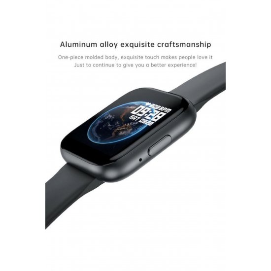 Smartwatch T99 με όργανο παρακολούθησης καρδιακών παλμών (Μαύρο)