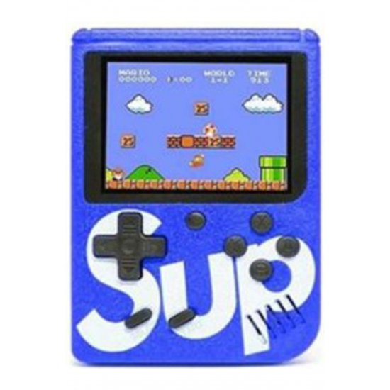 Μίνι Ηλεκτρονική παιδική κονσόλα χειρός 8 bit για ηλικίες 6+ Μπλε