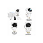 Προβολέας LED Astronaut με τηλεχειριστήριο, Starry Night Light, Timer, Ρυθμιζόμενη προβολή, USB