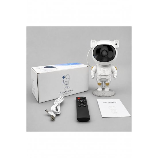Προβολέας LED Astronaut με τηλεχειριστήριο, Starry Night Light, Timer, Ρυθμιζόμενη προβολή, USB