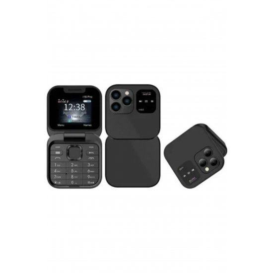 P9 Pro Dual SIM Κινητό με Κουμπιά (Αγγλικά) Μαύρο