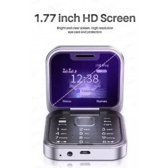 P9 Pro Dual SIM Κινητό με Κουμπιά (Αγγλικά) Μαύρο