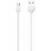 CL-61 1m Κανονικό καλώδιο USB 2.0 σε micro USB Λευκό