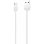 CL-61 1m Κανονικό καλώδιο USB 2.0 σε micro USB Λευκό