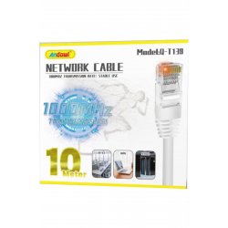 U/UTP Cat.5e (Gigabit) Καλώδιο Ethernet 10m Λευκός Κωδικός: Q-T139