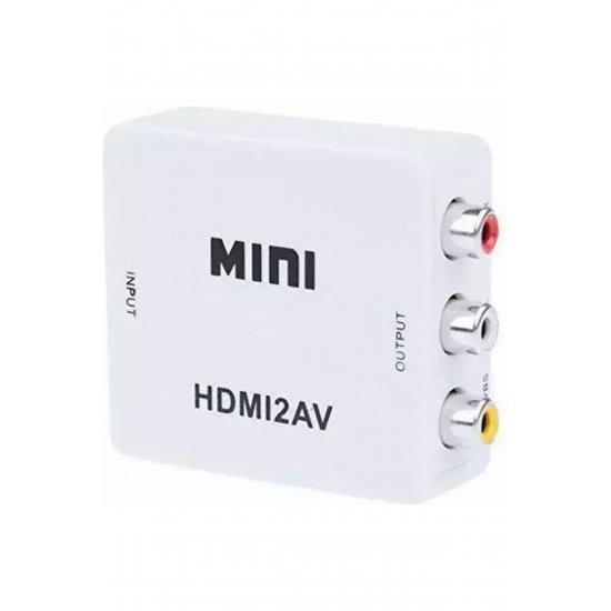 Μετατροπέας Qy-v03 HDMI θηλυκό σε RCA θηλυκό 1 τεμ