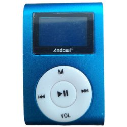 Q-A208 MP3 Player (8GB) με μπλε οθόνη LCD