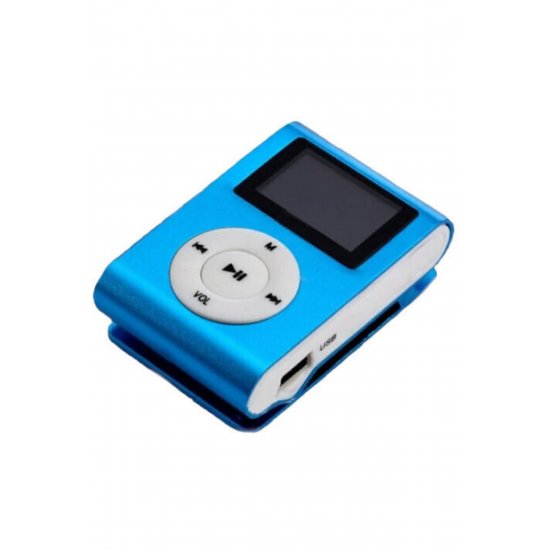 Q-A208 MP3 Player (8GB) με μπλε οθόνη LCD
