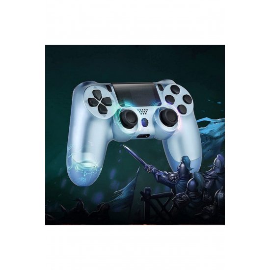 Doubleshock Wireless Gamepad για PS4 Titanium Blue