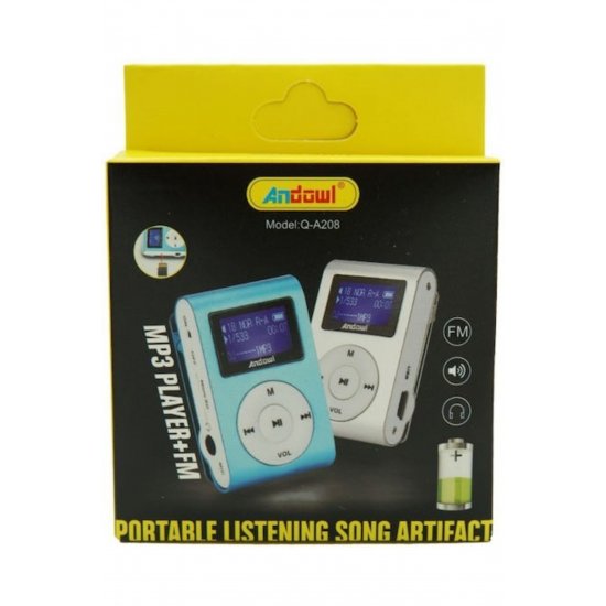 Συσκευή αναπαραγωγής MP3 Q-a208 (8 GB) με ροζ οθόνη LCD