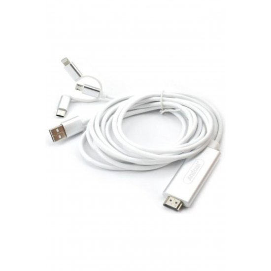 Μετατροπέας HDMI αρσενικό σε HDMI θηλυκό 1τμχ 04010HDM00WH