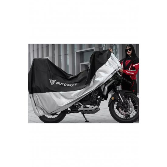 Αδιάβροχο Κάλυμμα Μοτοσικλέτας XXL L245xW125xH105cm Κωδικός: MOTOWOLF-5954