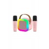 Σετ καραόκε Bluetooth με ηχείο RGB και 2 ασύρματα μικρόφωνα – φορητό, εφέ φωτός, Instant