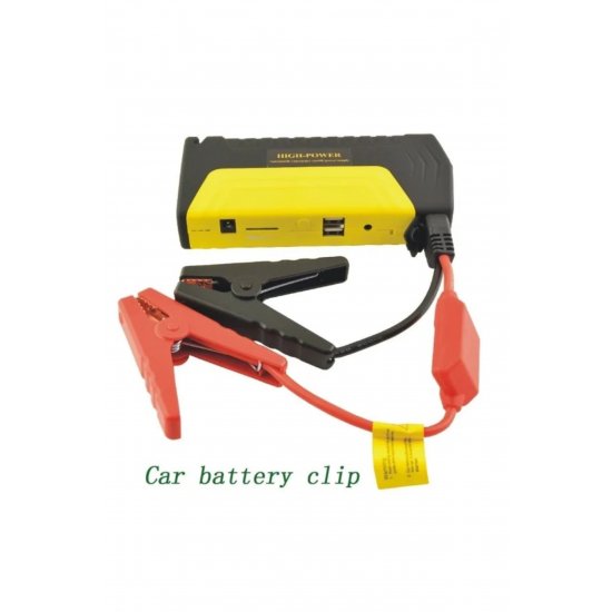 Kit jump starter αυτοκινήτου και μοτοσικλέτας με power bank, LED και USB για αποφορτισμένη μπαταρία