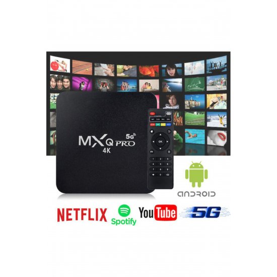 TV Box MXQ Pro 5G RK3228A 4K UHD με WiFi USB 2.0 8 GB RAM και 128 GB αποθηκευτικό χώρο με λειτουργικό σύστημα Android 11.1