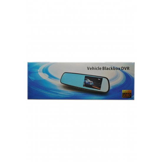 Vehicle Blackbox Dvr 1080P Mirror Car DVR Σετ με πίσω κάμερα, οθόνη 4,3