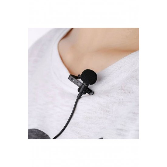Hands-Free Lavalier Wireless Electret Microphone Πέτου, Clip On Journalistic USB-C