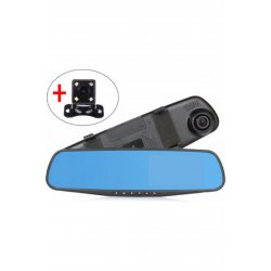 L808B 1080P καθρέφτης DVR αυτοκινήτου με πίσω κάμερα, οθόνη 4,3
