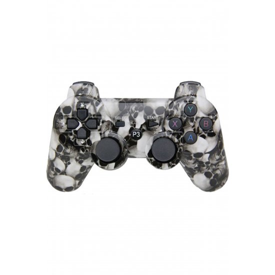 Doubleshock Wireless Gamepad για PS3 Skull
