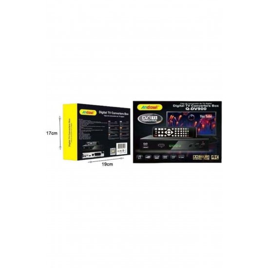 Q-DV900 Q-DV900 Mpeg-4 Ψηφιακός δέκτης 4K UHD Συνδέσεις SCART HDMI