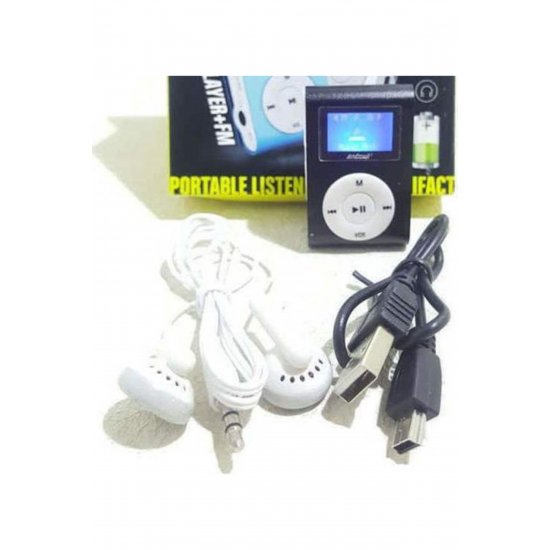 Q-A208 MP3 Player (8GB) με μαύρη οθόνη LCD