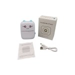 Φορητός θερμικός εκτυπωτής, Mini Sticker Printer, Bluetooth, πολύχρωμος, 82x82x45mm