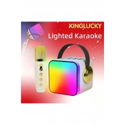 Ηχείο Karaoke με ασύρματο μικρόφωνο και εφέ φωτισμού ZX-03 Pink