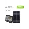 Τοίχου Αδιάβροχο Ηλιακό LED Floodlight 100W με Τηλεχειριστήριο IP67 Κωδικός: 81045GHJ00BK