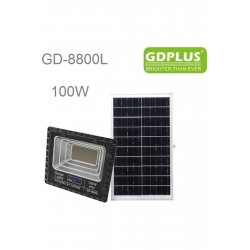 Τοίχου Αδιάβροχο Ηλιακό LED Floodlight 100W με Τηλεχειριστήριο IP67 Κωδικός: 81045GHJ00BK