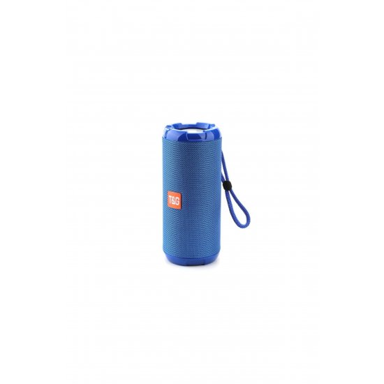 Φορητό ηχείο Bluetooth T&G TG621, Ασύρματο, Bluetooth 5.0, FM, TWS, υποδοχή κάρτας TF, Συμπαγές, Μπλε