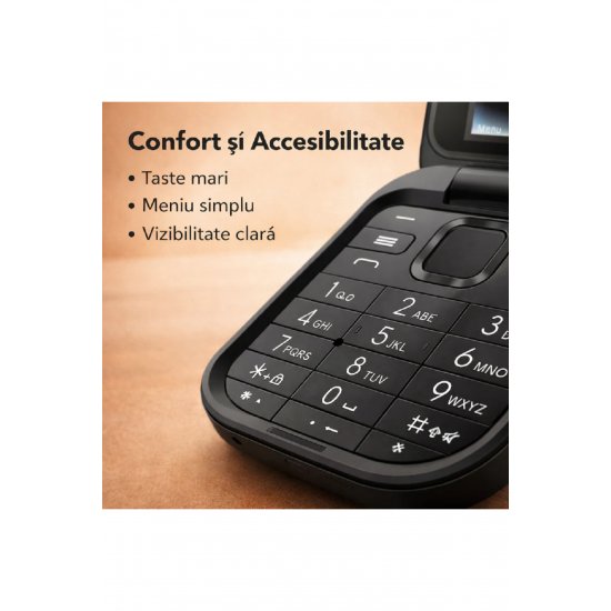 Flip phone, MDSALE@, i16 Pro, Dual SIM, Bluetooth, Μαύρο