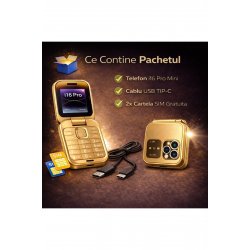 Flip phone, MDSALE@, i16 Pro, Dual SIM, Μπλεtooth, Χρυσό Flip phone, MDSALE@, i16 Pro, Dual SIM, Μπλεtooth, Χρυσό