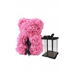 Rose Soap Bear, Ροζ, 25 εκ