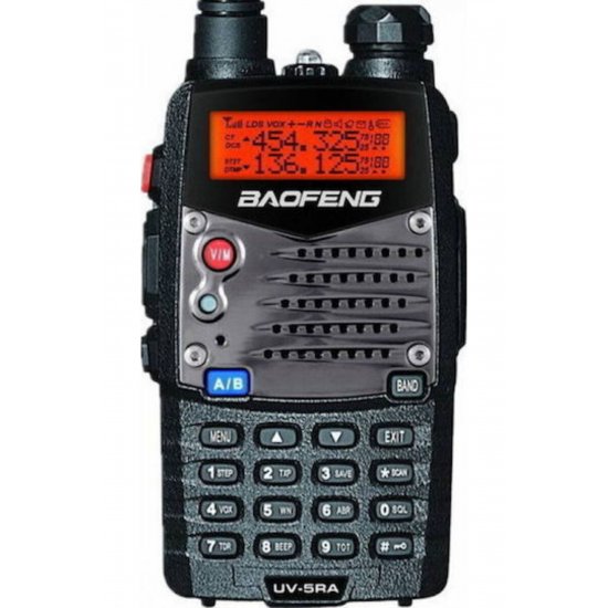 Ασύρματος πομποδέκτης UV-5R (8W) UHF/VHF 8W με μονόχρωμη οθόνη