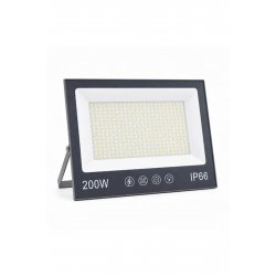 Προβολέας LED 200W, 20000LM, για εξωτερικούς ή εσωτερικούς χώρους, IP66, με αντιθαμβωτικό ματ γυαλί