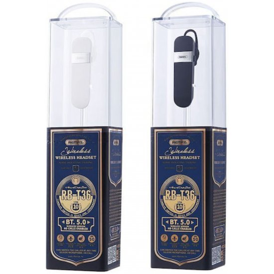 RB-T36 In-ear Bluetooth ακουστικό handsfree Λευκό