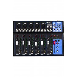 Q-7L Q-7L Αναλογική κονσόλα 7 καναλιών με Phantom Power & 5 εισόδους XLR