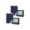 Σετ 2x Solar LED Projector 50W, Αντίσταση IP65, Τηλεχειριστήριο, 12h Αυτονομία, Αυτόνομη Λειτουργία