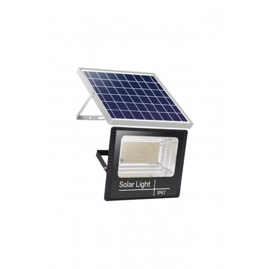 Προβολέας LED, 100W, 220 LED, αδιάβροχος, με ηλιακή φόρτιση + τηλεχειριστήριο