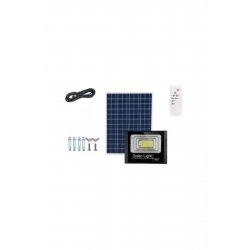 Προβολέας LED, 100W, 220 LED, αδιάβροχος, με ηλιακή φόρτιση + τηλεχειριστήριο Προβολέας LED, 100W, 220 LED, αδιάβροχος, με ηλιακή φόρτιση + τηλεχειριστήριο