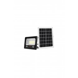 Προβολέας LED 500W 37x33cm με ηλιακό πάνελ, IP66, 6500K, τηλεχειριστήριο, ρυθμιζόμενη γωνία, κατηγορίας Α, Kardett®