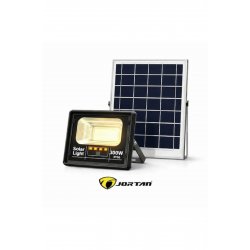 ® 300W Ηλιακός προβολέας LED, εξωτερικού χώρου IP66, External ηλιακό πάνελ, τηλεχειριστήριο, ψυχρό λευκό φωτιστικό