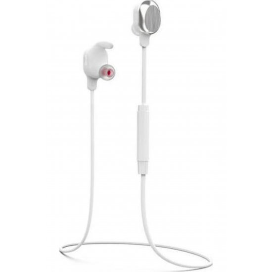Sporty BT BD350 In-ear Bluetooth Handsfree Ακουστικά Λευκό